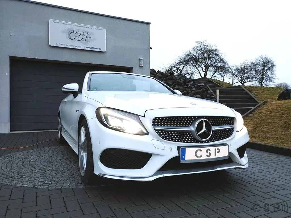 Mercedes C-Klasse Cabrio - 10 Kanal DSP Hifi Soundsystem bei CSP2000